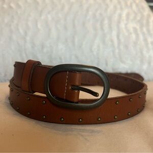 BNWT studded leather Lucky Brand belt size S